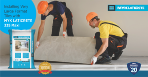 Installing Very Large Format Tiles with MYK LATICRETE 335 Maxi