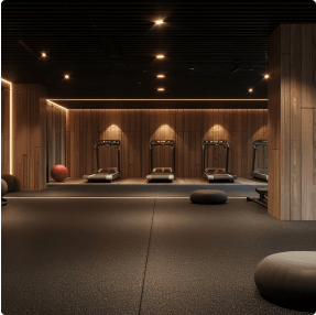 Fitness Centers, Locker Rooms