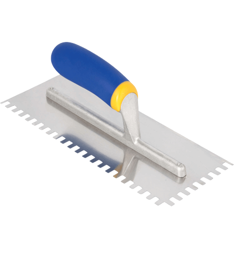 Open Handle SS Notch Trowel